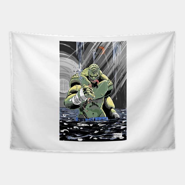 Croc Tapestry by BarnesComicArt