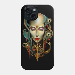 AI Goddess Portrait Phone Case