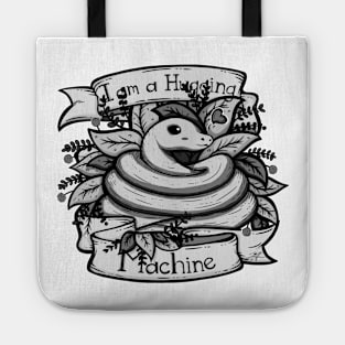 I'm a Hugging Machine Greyscale Tote