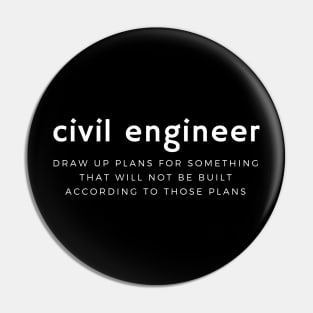 Civil Engineer Pin