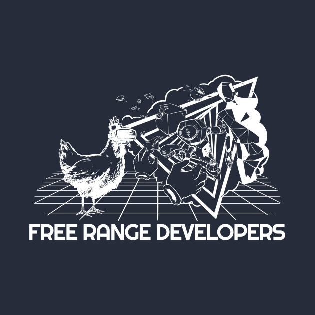 Free Range Developers (White) by FreeRangeDevPDX