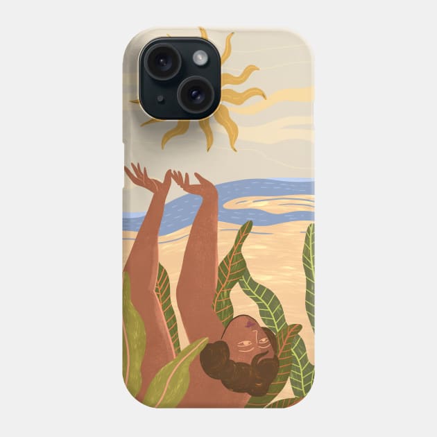 Sun Worship Phone Case by Arty Guava