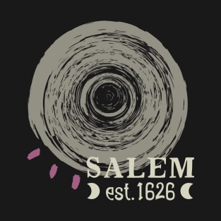 Salem Established 1626 Witch Trials Wicca Samhain T-Shirt