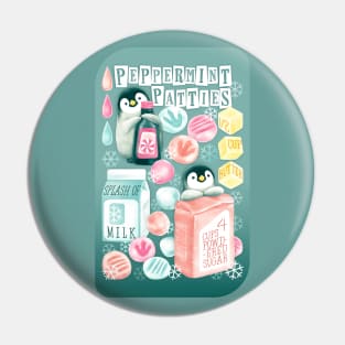 Penguin's Peppermint Patties - mint green Pin