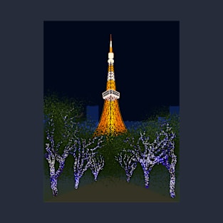 Tokyo Tower (Night) T-Shirt