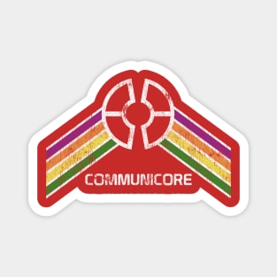 Vintage Communicore Logo EPCOT Center Pavilion Rainbow Design Magnet