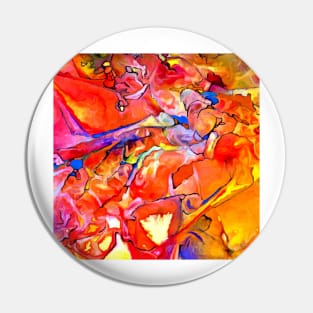 Fire Opal Impressions Pin