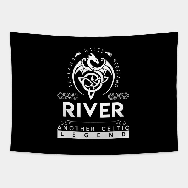 River Name T Shirt - Another Celtic Legend River Dragon Gift Item Tapestry by harpermargy8920