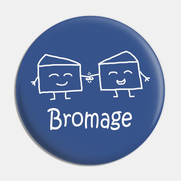 Bromage White Pocket Pin by PelicanAndWolf