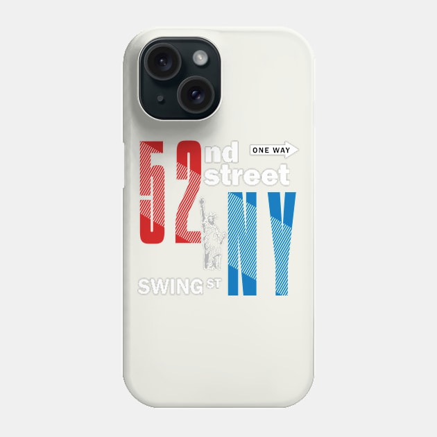 52nd street Phone Case by bluehair