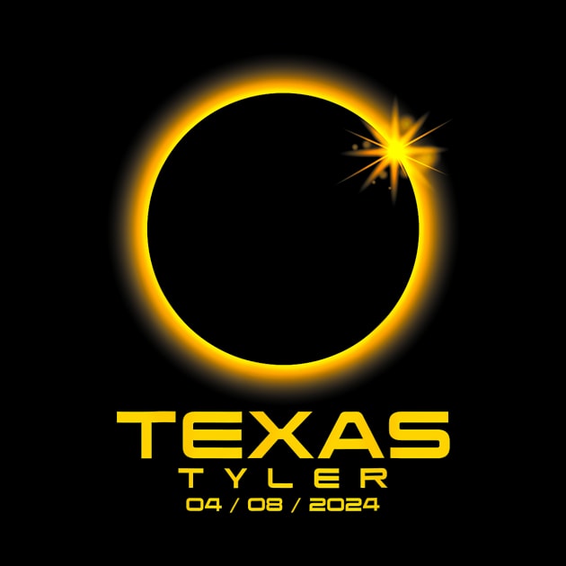 Tyler Texas Tx Total Solar Eclipse 2024 by SanJKaka