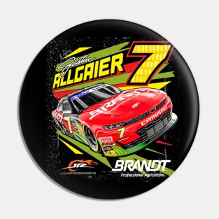 Justin Allgaier Charcoal Car Pin