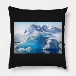 Iceberg in Cierva Cove, Antarctica Pillow