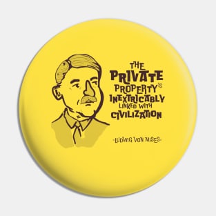 Ludwig Von Mises Pin