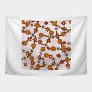 Caramel Peanute Foliage Pattern Tapestry