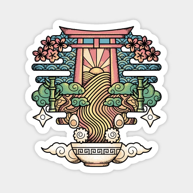 I Dream of Ramen Magnet by artlahdesigns