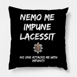 Black Watch Regiment Motto Pillow