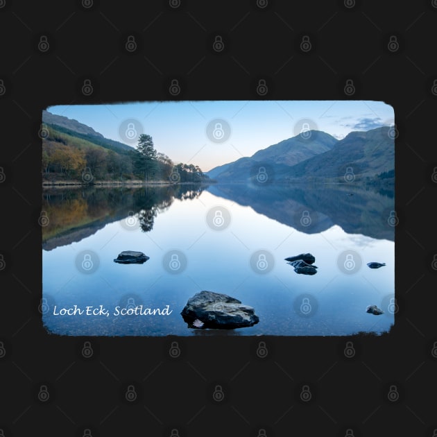 Loch Eck in Blue by JeanKellyPhoto