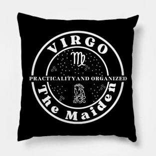 Virgo Zodiac Practicality and Organized Pillow