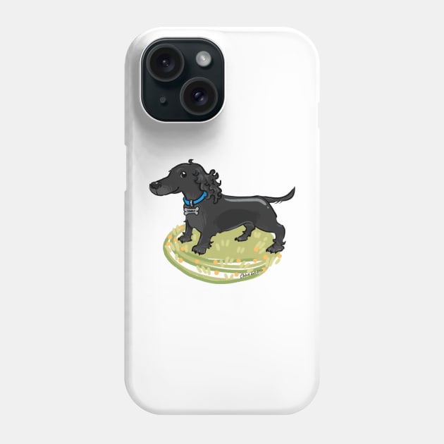 Dachshund Tanky Phone Case by Chloedo0dles