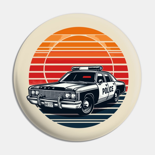 Police car Pin by Vehicles-Art