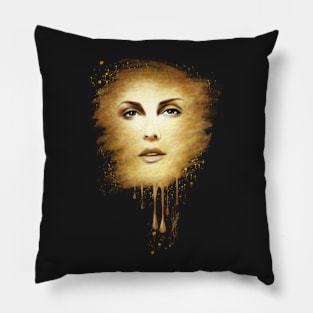 Charlize Theron - Gold Pillow