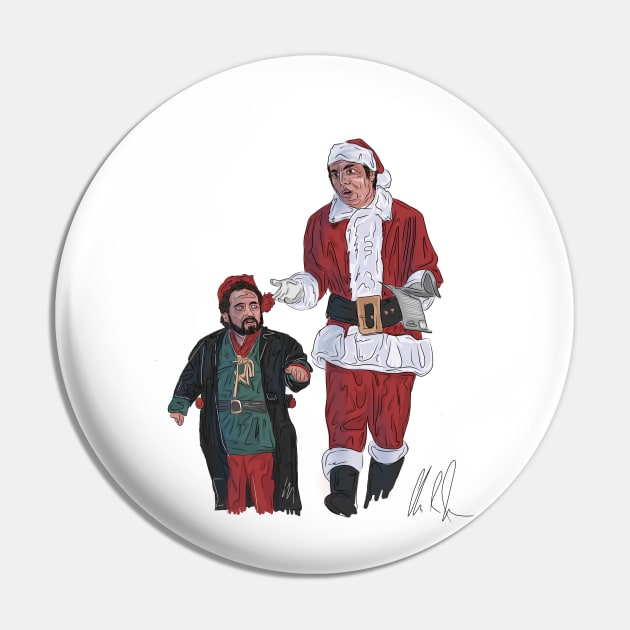 Seinfeld: Cosmo Claus & Mickey the Elf Pin by 51Deesigns