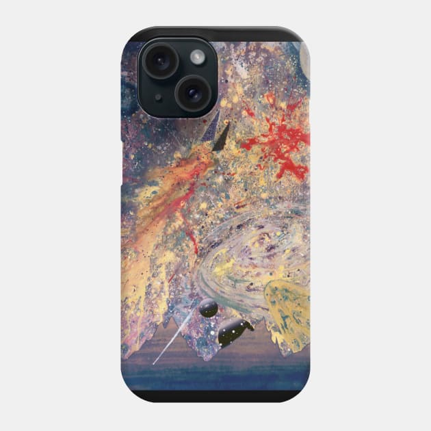 Kozmik Thang! Series: "Beyond The 9th Galaxy" Phone Case by AME_Studios