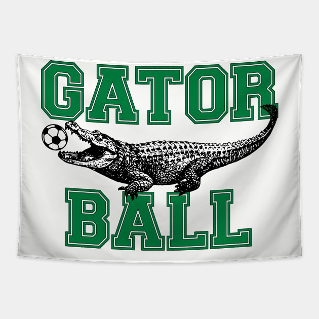 Gator Ball Tapestry by HighBrowDesigns