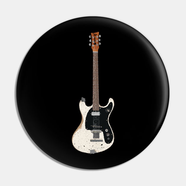 Johnny Ramone Mosrite Ventures II Electric Guitar Pin by Daniel Cash Guitar