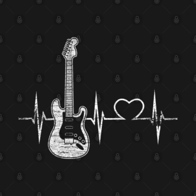 Heartbeat Guitar by ShirtsShirtsndmoreShirts