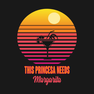 This Princesa Needs A Margarita Tee Cinco De Mayo Gift T-Shirt