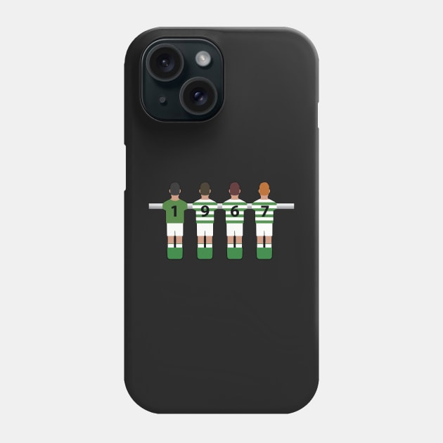 Lisbon Lions 1967 Foosball Phone Case by TeesForTims