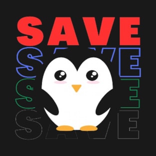 Save Penguin T-Shirt