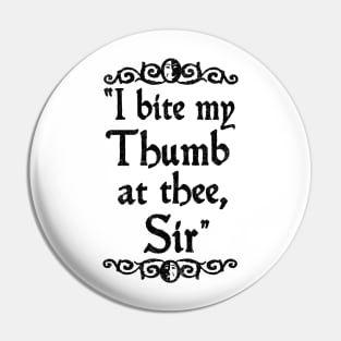 Shakespearean Insults (ACT 4 of 4) Pin