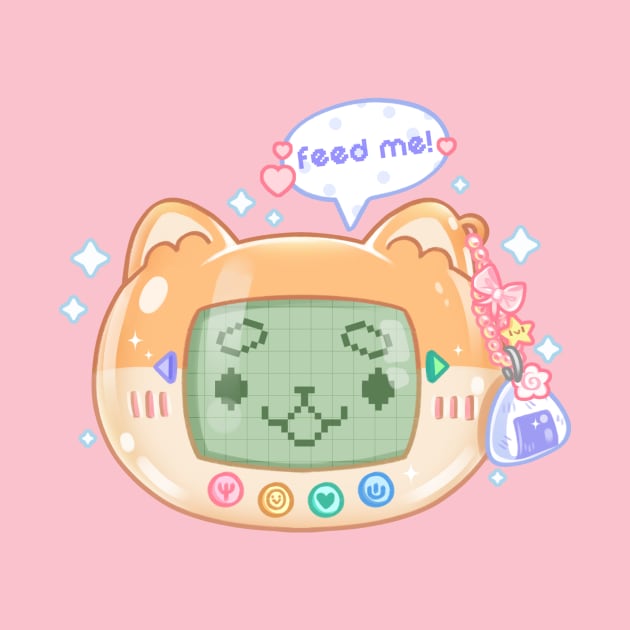 Shiba Tamagotchi by Kukoo.Kat