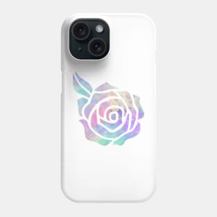 Pastel Tie-Dye Watercolor Rose Phone Case