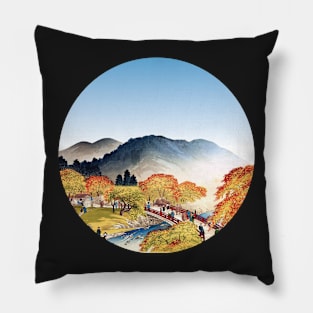 Ukiyo-e Takao Autumn View Pillow