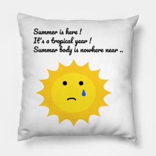 realistic summer clothing Pillow