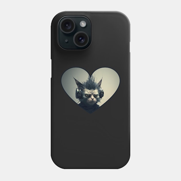 I Love DJ Kitty-Weirdo Phone Case by TheJadeCat