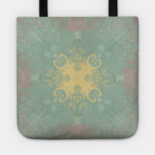 Minty Trippy Pattern Tote