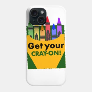 Get your Cray-On Funny Teacher First Day of School Shirt Phone Case