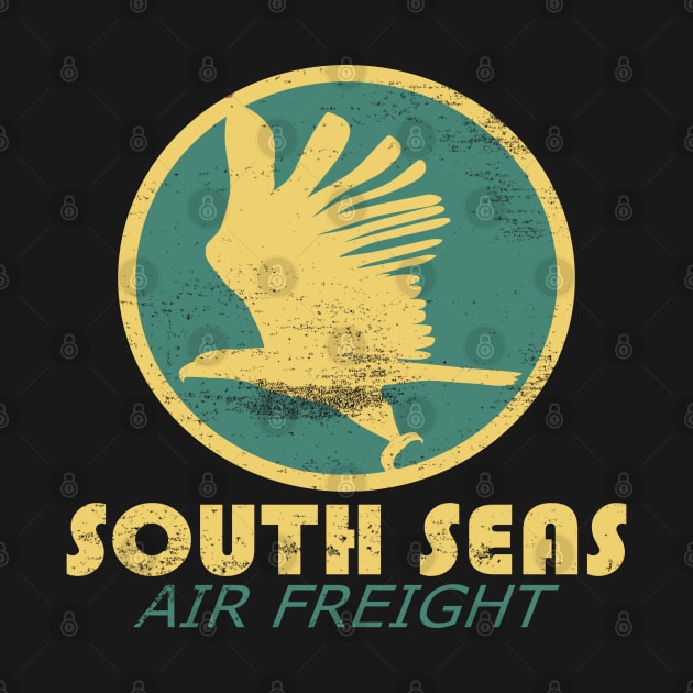 Vintage Travel - South Seas Air Freight (distressed) by TCP