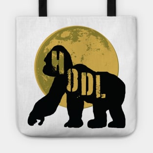 HODL Ape Gold Moon Tote