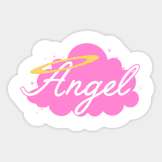 Y2K Angel Pink - Angel - Sticker | TeePublic