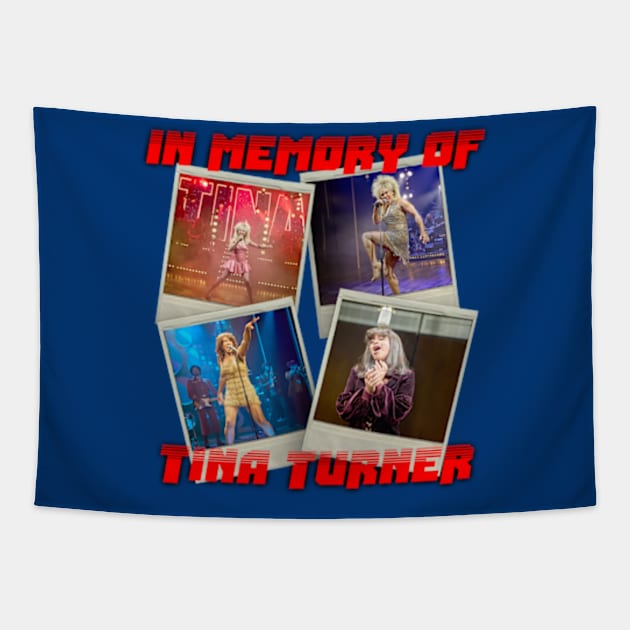 IN MEMORY OF TINA TURNER Tapestry by SKULLBERRY