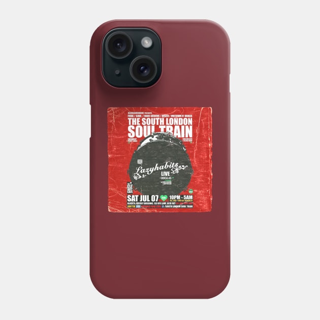 POSTER TOUR - SOUL TRAIN THE SOUTH LONDON 26 Phone Case by Promags99