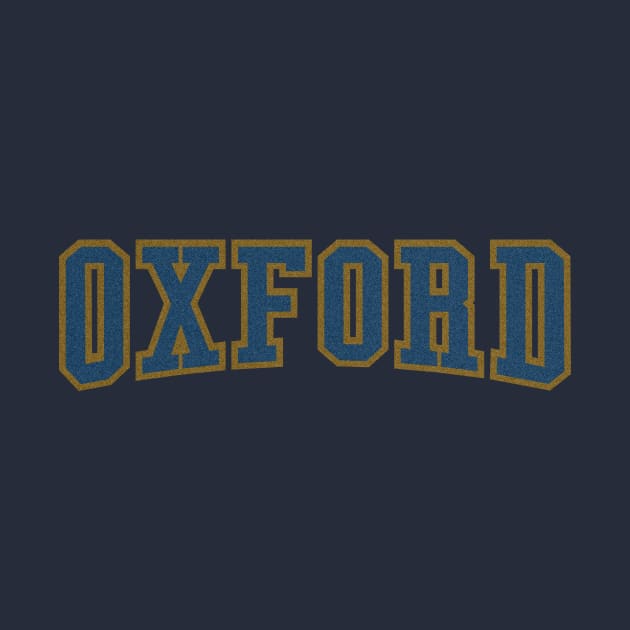 oxford typography with halftone effect by GNY