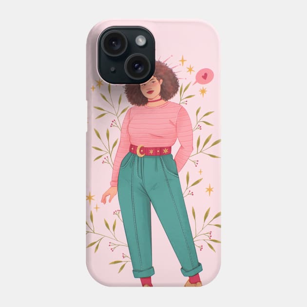 girl Phone Case by Levitan's cozy house