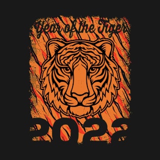 Year of the Tiger 2022 Tigers Face T-Shirt